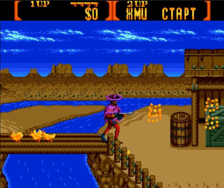 Sunset Riders - геймплей игры Sega Mega Drive\Genesis